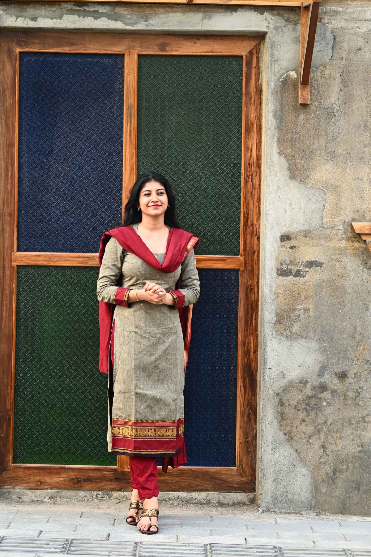 Chanderi Grey